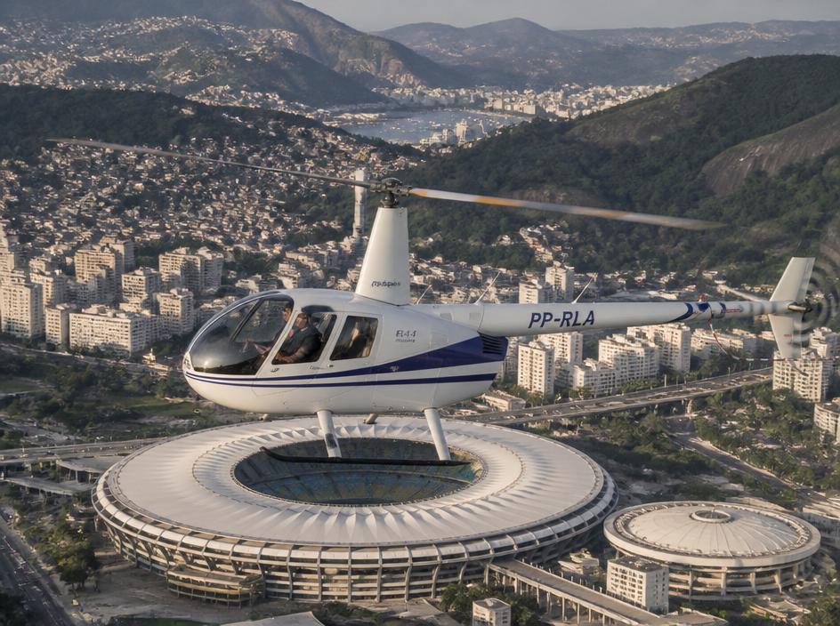 RIO ROYAL helicopter flight over Rio de Janeiro