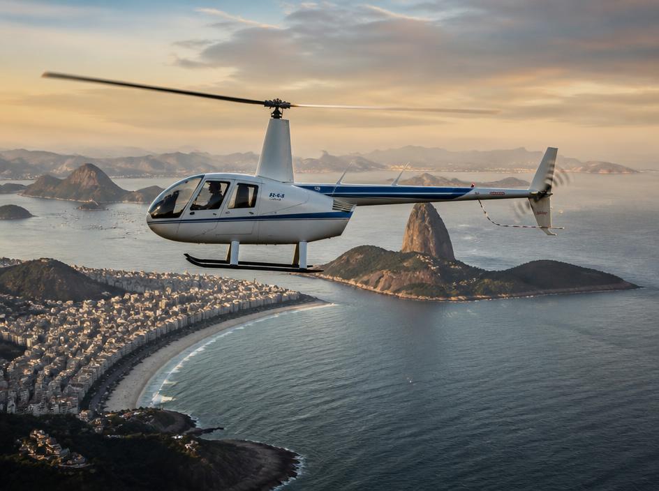 CARIOCA PREMIUM helicopter flight over Rio de Janeiro